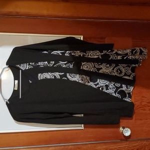 Asymmetric Patterned Blouse